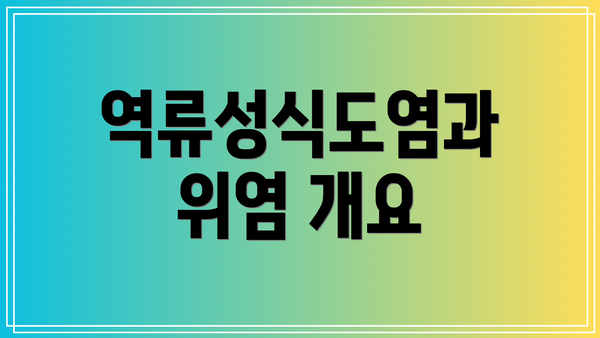 역류성식도염과 위염 개요