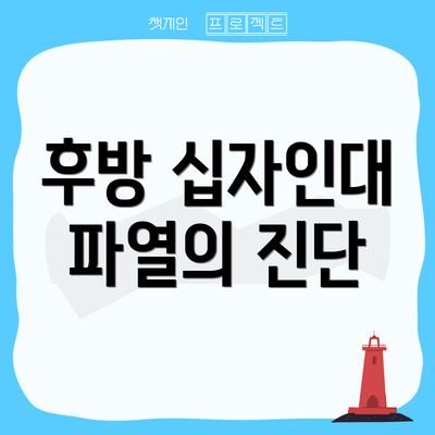 후방 십자인대 파열의 진단