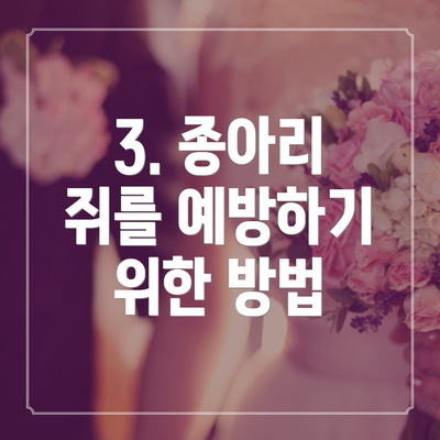 3. 종아리 쥐를 예방하기 위한 방법