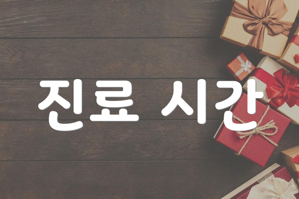진료 시간