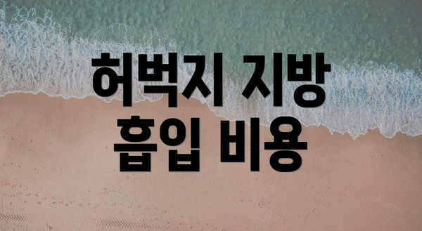 허벅지 지방 흡입 비용