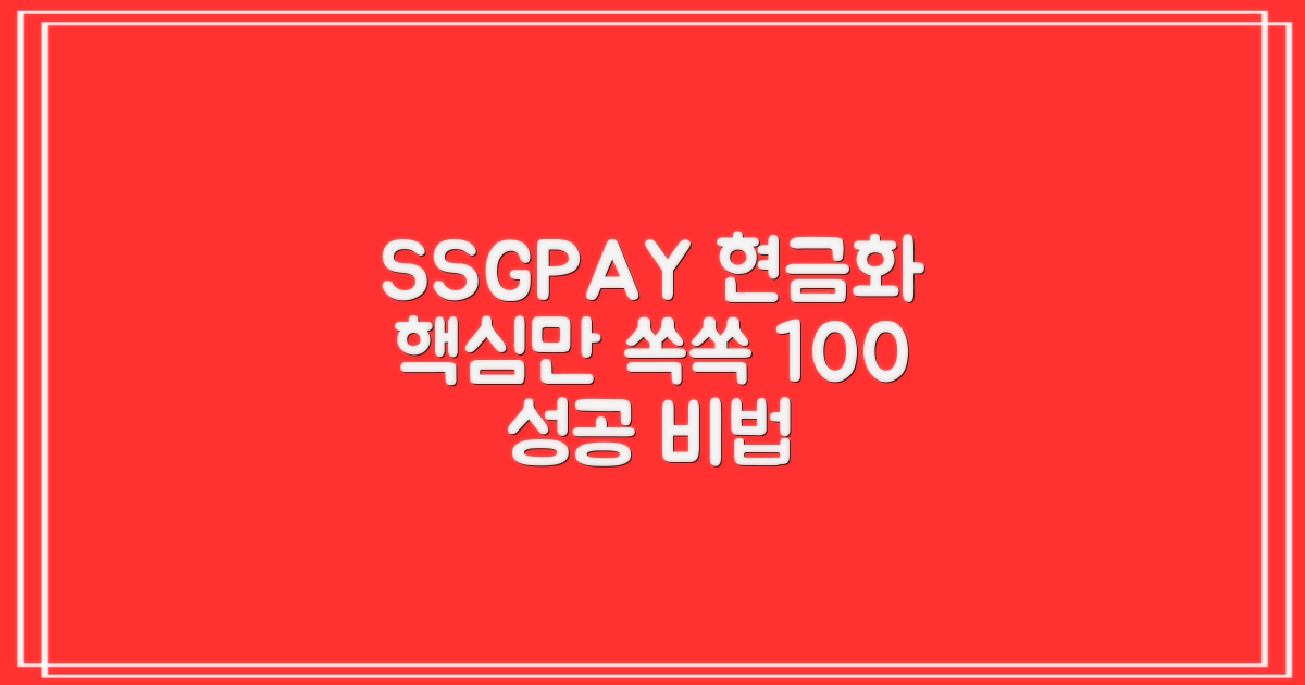 SSGPAY 현금화, 이것만 알면 끝!