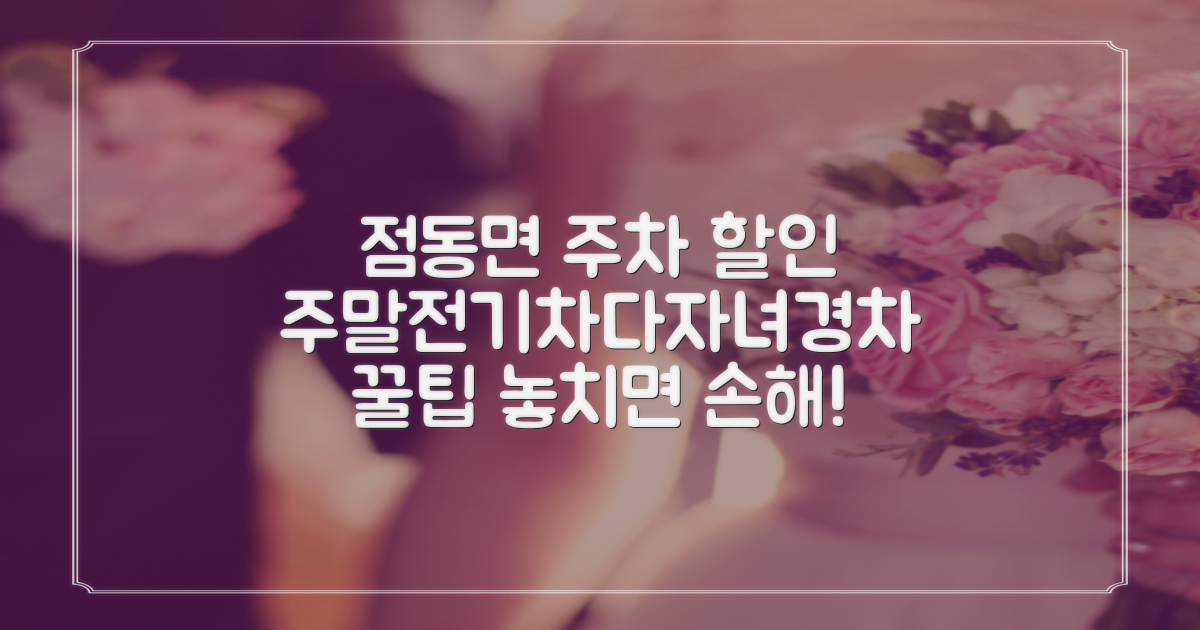 점동면 공영주차장: 주말, 전기차, 다자녀, 경차 할인 꿀팁!